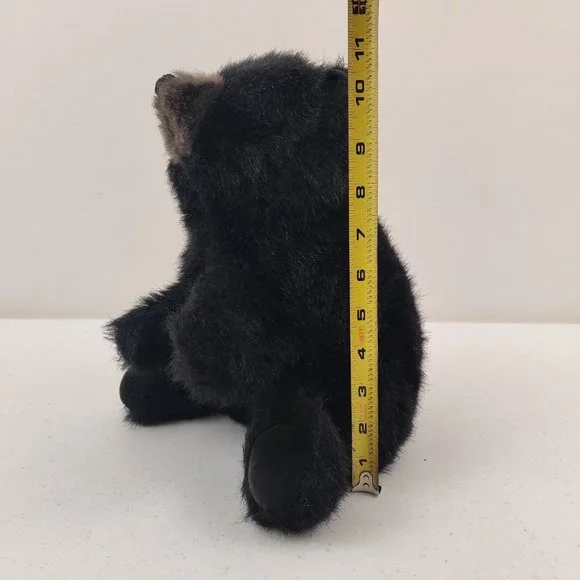 Vintage Folkmanis Furry Folk Baby Black Bear Hand Puppet Cub Plush - Picture 8 of 10